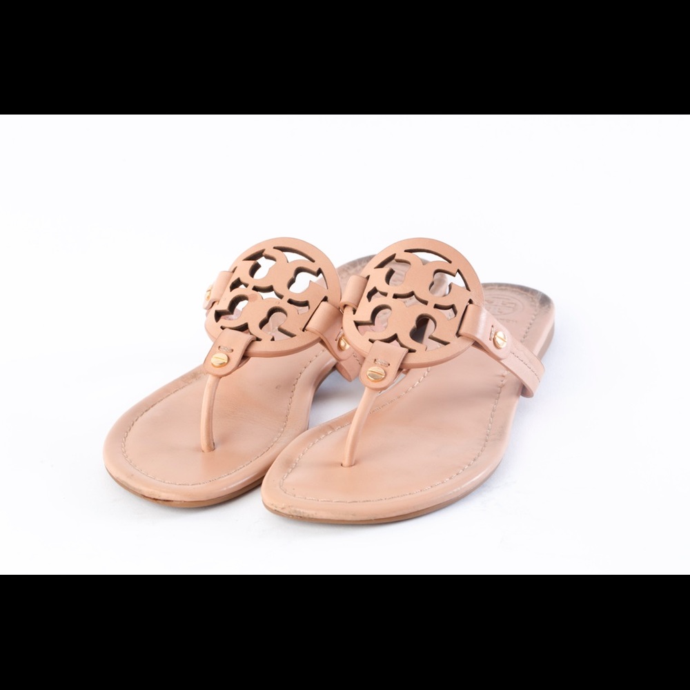Tory Burch Miller sandals light make up 7